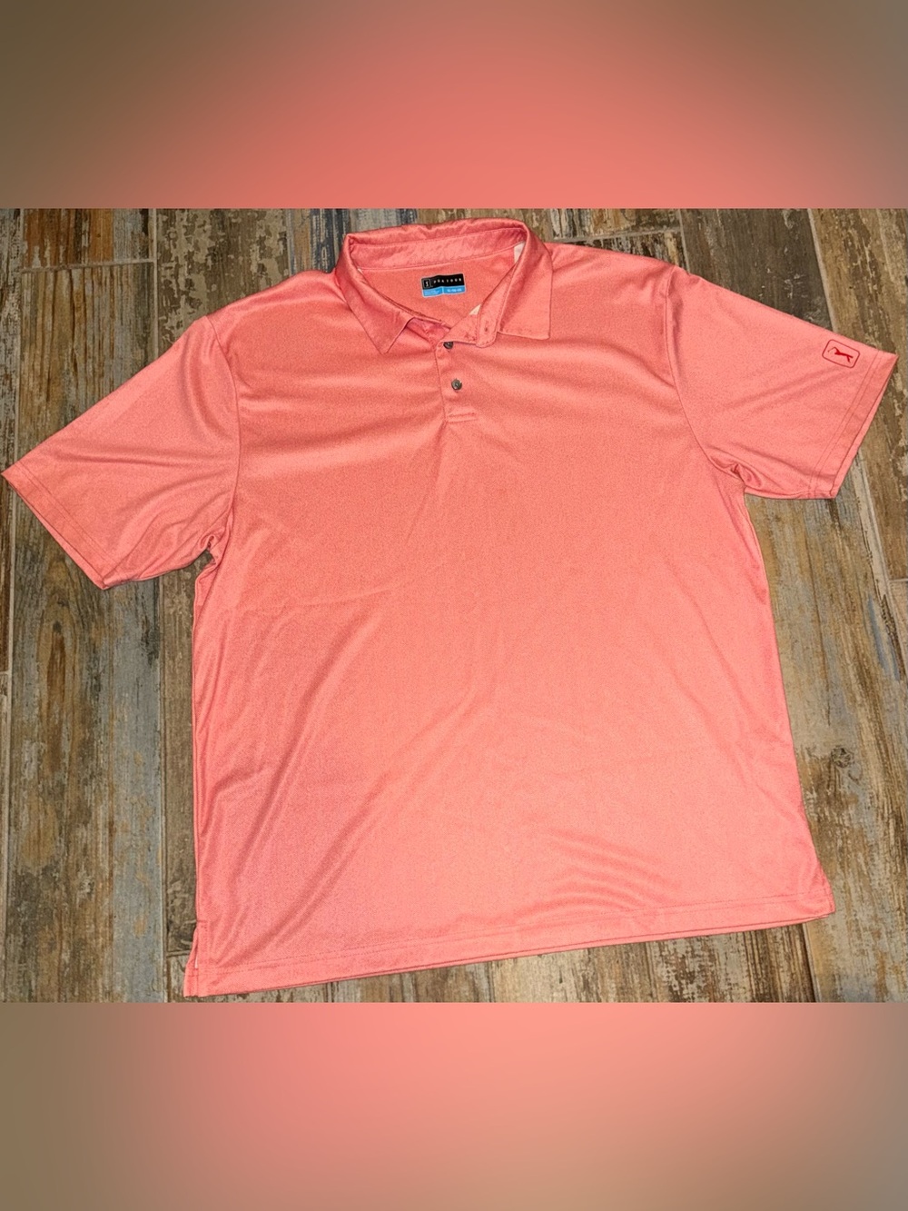 #0057 Men’s PGA Tour Polo Shirt - Coral XL